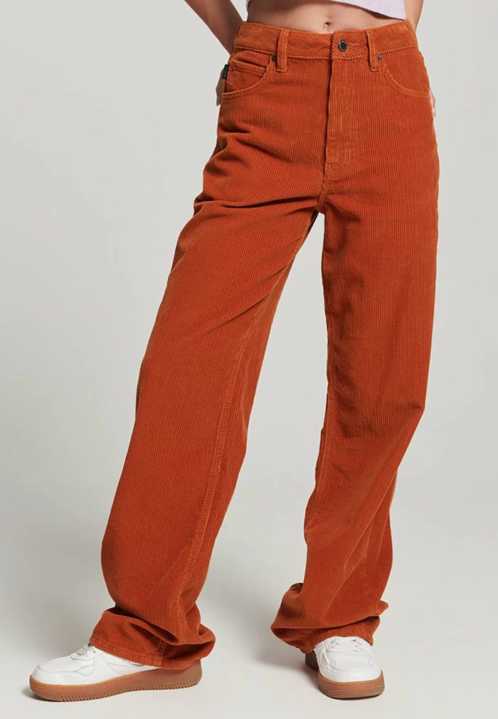 Superdry VINTAGE - Trousers - Cinnamon 1 Superdry VINTAGE - Trousers - Cinnamon