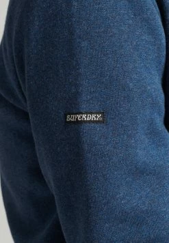 Superdry VINTAGE - Sweatshirt - Bright Blue Marl -Superdry Shop 8713f25c0a954ff980ff71f2d92bd85a