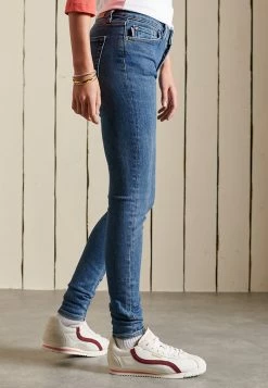 Superdry Jeans Skinny Fit - Dark Indigo Aged -Superdry Shop 87322889e8384ea59d386f7cf06d3fb4