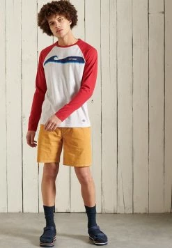 Superdry CALI SURF - Long Sleeved Top - Ice Marl