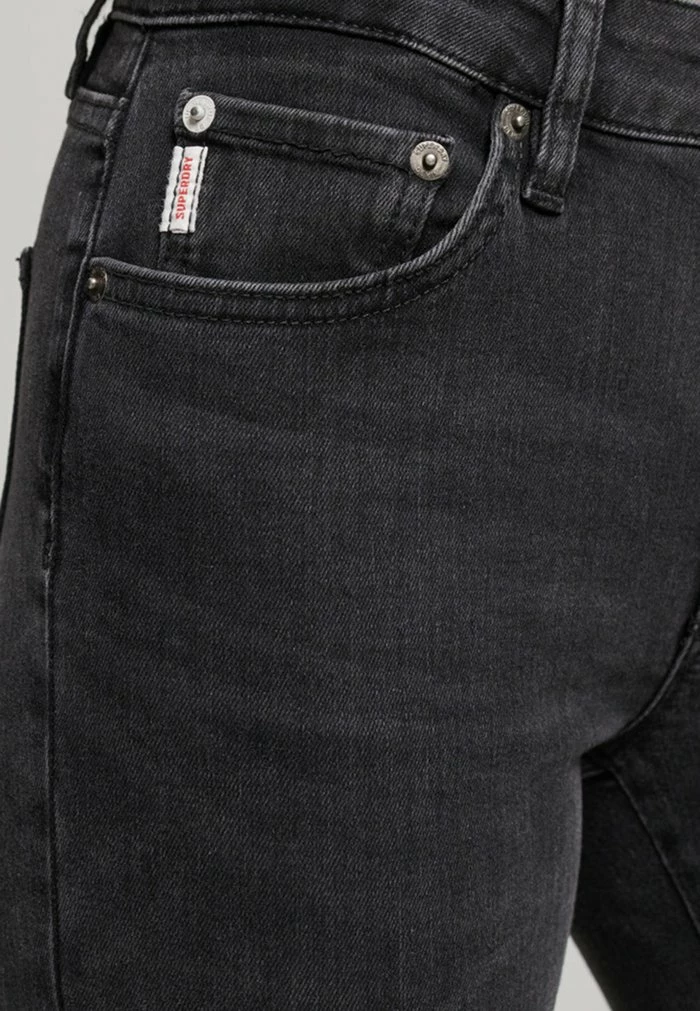 Superdry VINTAGE MID RISE SKINNY - Jeans Skinny Fit - Walcott Black Stone 4 Superdry VINTAGE MID RISE SKINNY - Jeans Skinny Fit - Walcott Black Stone - Image 4