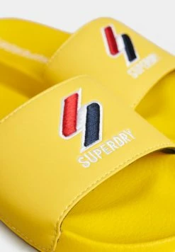 Superdry CORE - Pool Slides - Yellow -Superdry Shop 8780f60280bc4488a7749117d2d96265
