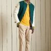 Superdry VINTAGE EMBROIDERED CREW - Jumper - Turmeric Marl