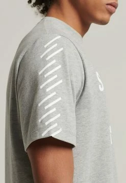 Superdry CODE CORE - Print T-shirt - Grey Marl -Superdry Shop 883c22194c76466695eb272e4904a1a9