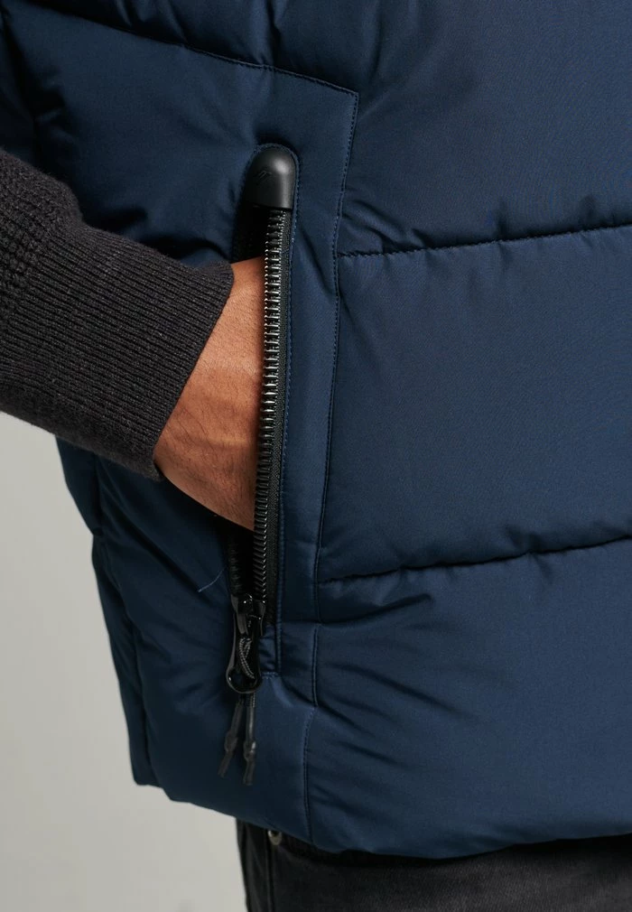 Superdry Waistcoat - Deep Navy 5 Superdry Waistcoat - Deep Navy - Image 5