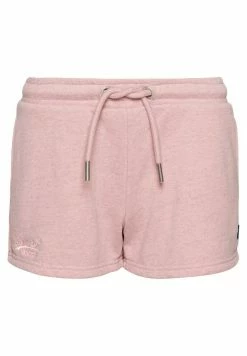 Superdry ORGANIC VINTAGE LOGO - Shorts - La Soft Pink Marl -Superdry Shop 8876e1bb6a184e1fb44b0af2b3bf789b