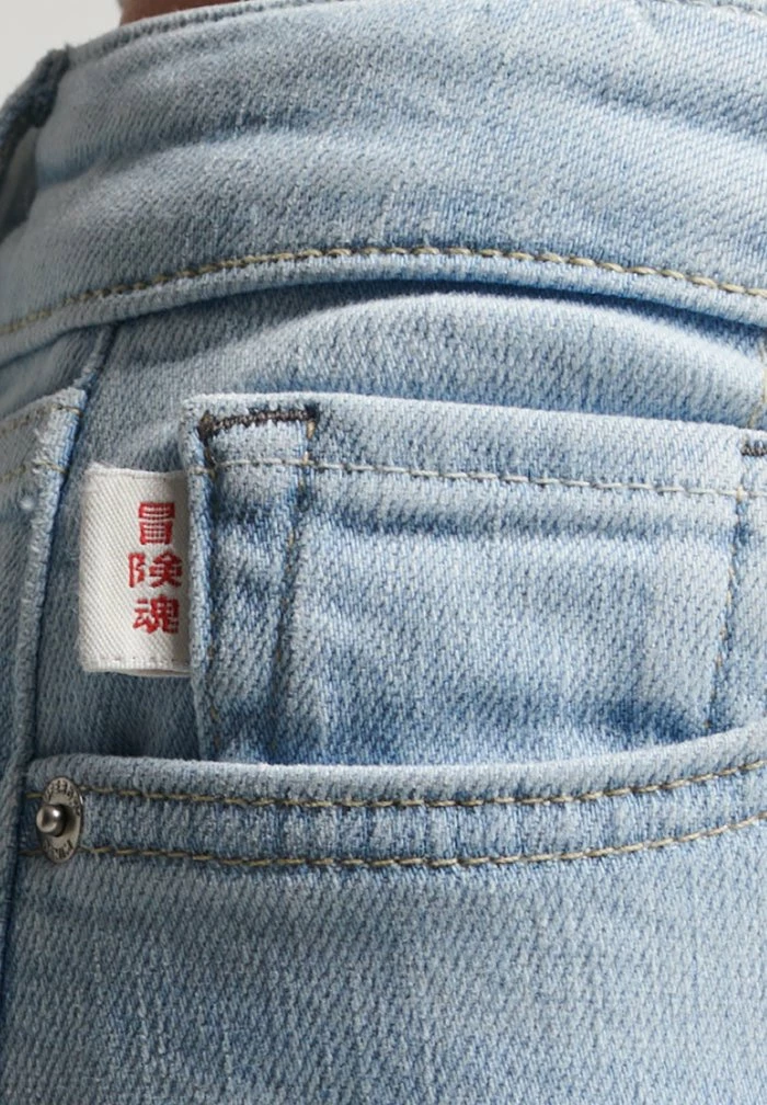 Superdry HIGH RISE - Jeans Skinny Fit - Lighter Indigo Vintage Destroy 4 Superdry HIGH RISE - Jeans Skinny Fit - Lighter Indigo Vintage Destroy - Image 4