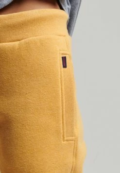 Superdry VINTAGE LOGO - Tracksuit Bottoms - Ochre Marl -Superdry Shop 88a2a156280d434ebdd4bb6d771b022f