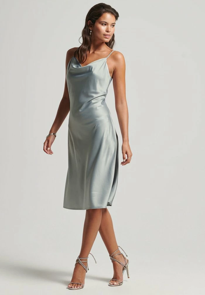 Superdry Cocktail Dress / Party Dress - Moonlight Grey 2 Superdry Cocktail Dress / Party Dress - Moonlight Grey - Image 2
