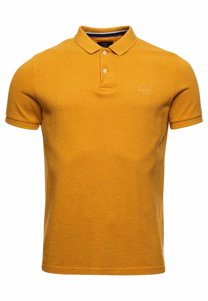 Superdry CLASSIC PIQUE - Polo Shirt - Turmeric Marl 4 Superdry CLASSIC PIQUE - Polo Shirt - Turmeric Marl - Image 4