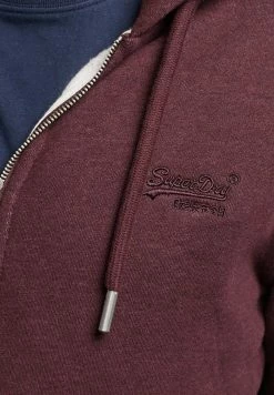 Superdry Zip-up Sweatshirt - Track Burgundy Marl -Superdry Shop 88def2b6a2004c5bb925414fefc51691