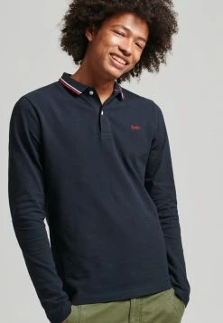 Superdry VINTAGE TIPPED - Polo Shirt - Natural