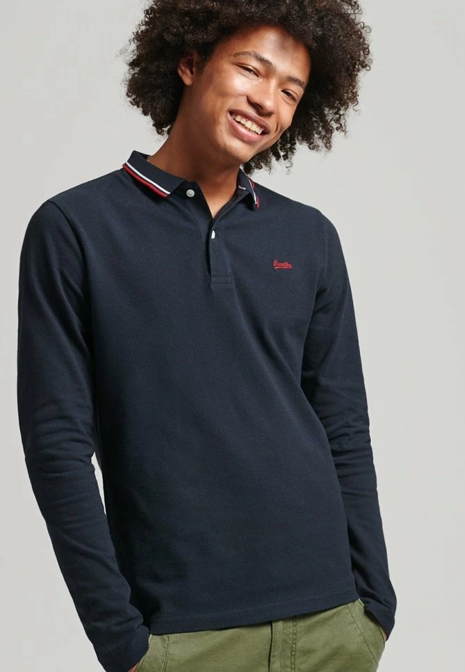 Superdry VINTAGE TIPPED - Polo Shirt - Natural 1 Superdry VINTAGE TIPPED - Polo Shirt - Natural