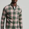 Superdry HERITAGE LUMBERJACK - Shirt - Lambert Check Green