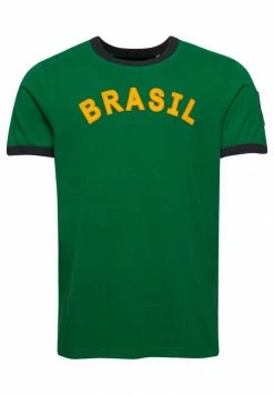 Superdry RINGSPUN FOOTBALL BRAZIL - Print T-shirt - Bowling Green -Superdry Shop 890cb1cd90f54c8eb78e44a5e780e8a5
