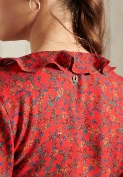 Superdry Day Dress - Autumn Ditsy Red 6 Superdry Day Dress - Autumn Ditsy Red -Superdry Shop 8921e942808e46e9b4533f4a289a63e0