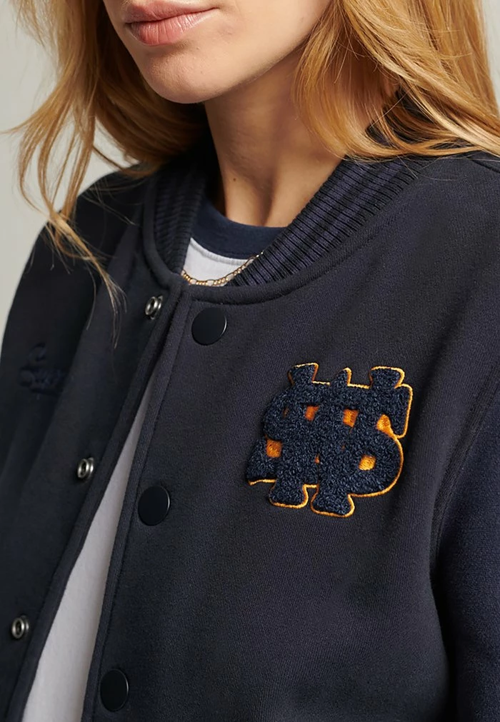 Superdry Bomber Jacket - Super Dark Navy 1 Superdry Bomber Jacket - Super Dark Navy