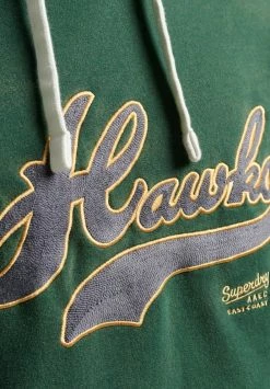 Superdry COLLEGIATE - Hoodie - Enamel Green -Superdry Shop 8a8ebac1d09149c599680d12e6bde97c