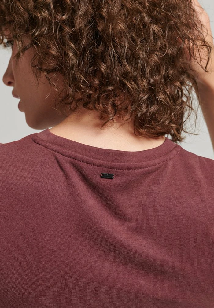 Superdry COLUMN - Shift Dress - Port 4 Superdry COLUMN - Shift Dress - Port - Image 4