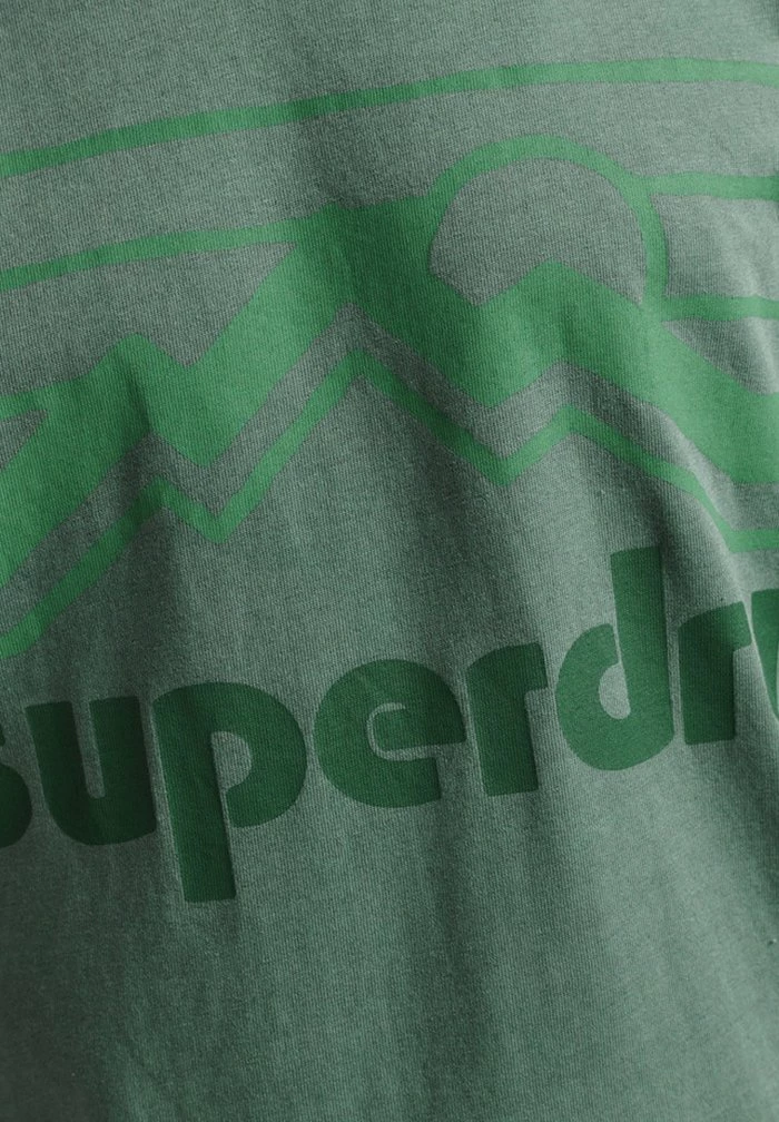 Superdry VINTAGE TERRAIN - Print T-shirt - Drius Green 3 Superdry VINTAGE TERRAIN - Print T-shirt - Drius Green - Image 3