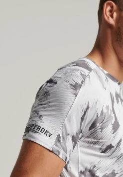 Superdry SPORT RUN SHORT - Print T-shirt - Brush Camo Ice -Superdry Shop 8ad7c52918b6489ea17dcd8e376a24e3