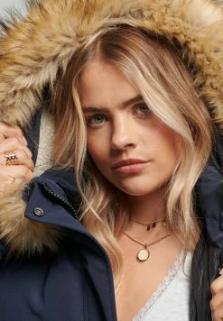 Superdry EVEREST - Winter Jacket - Cobalt -Superdry Shop 8b3a751747b34edfb6e5ee573c538163