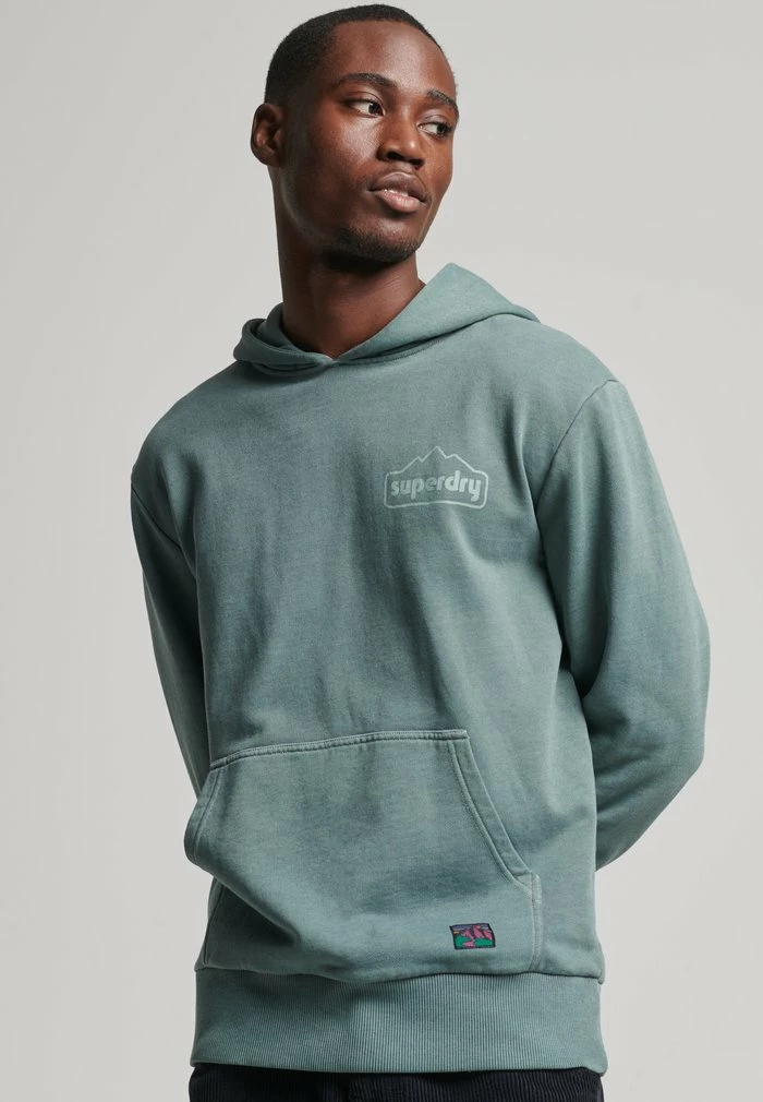 Superdry Hoodie - Drius Green 1 Superdry Hoodie - Drius Green