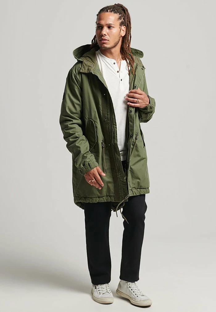 Superdry VINTAGE MILITARY - Winter Coat - Platoon Khaki 1 Superdry VINTAGE MILITARY - Winter Coat - Platoon Khaki