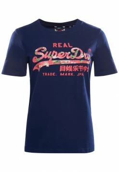 Superdry VINTAGE LOGO - Print T-shirt - Dark Blue -Superdry Shop 8bae42906d6249b5b19b4ef6be39c0a9