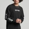 Superdry X SURPLUS LONG SLEEVE - Long Sleeved Top - Black