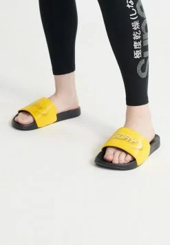 Superdry Pool Slides - Neon Yellow