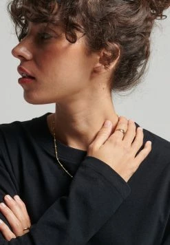 Superdry VINTAGE - Long Sleeved Top - Black -Superdry Shop 8c209a83fdc94486848db833454bfdd4