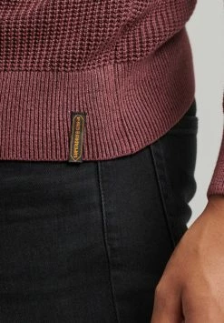 Superdry ACADEMY DYED TEXTURED - Jumper - Port -Superdry Shop 8c5ef2bff14147ed8e5cbff44bfa4900