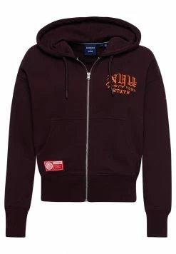 Superdry COLLEGE GRAPHIC ZIP HOODIE - Zip-up Sweatshirt - Rich Deep Burgundy 9 Superdry COLLEGE GRAPHIC ZIP HOODIE - Zip-up Sweatshirt - Rich Deep Burgundy -Superdry Shop 8c7e5fb8875547c189996a54a1e7fb9e