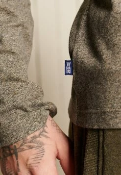 Superdry VINTAGE - Long Sleeved Top - Cinder Jaspe -Superdry Shop 8c8305beb4e74d8aa8c94053ca045e49