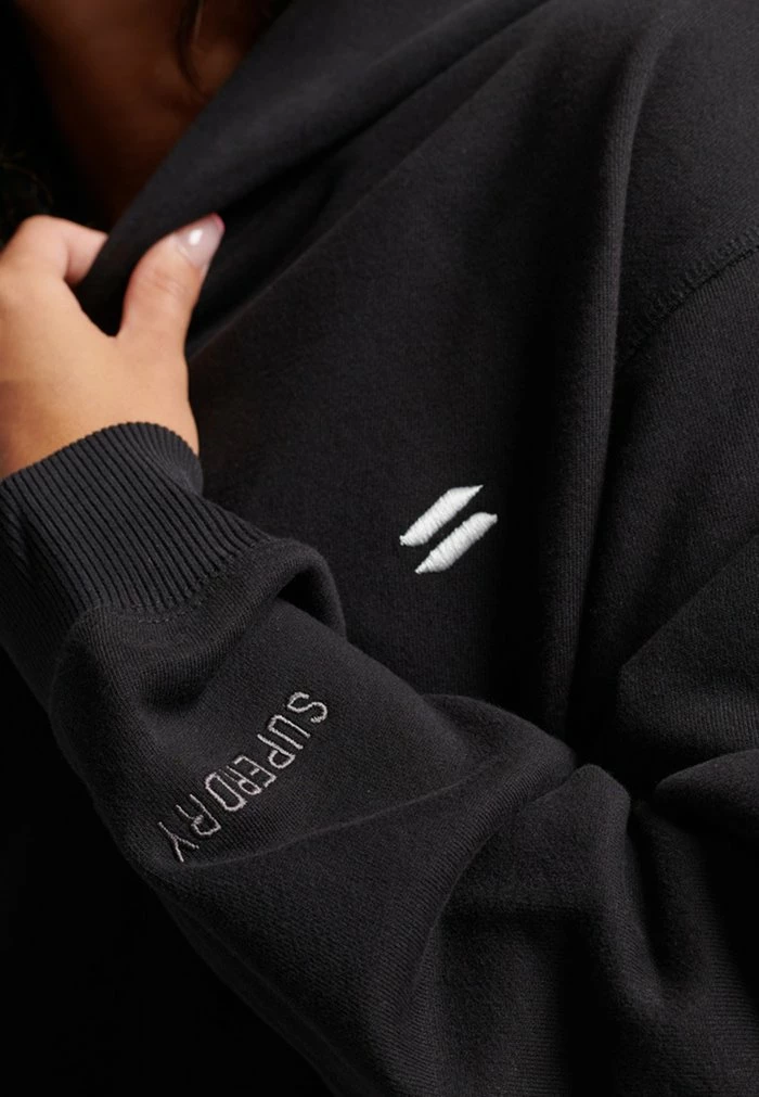Superdry SPORT CORE OVERSIZED - Hoodie - Black 3 Superdry SPORT CORE OVERSIZED - Hoodie - Black - Image 3