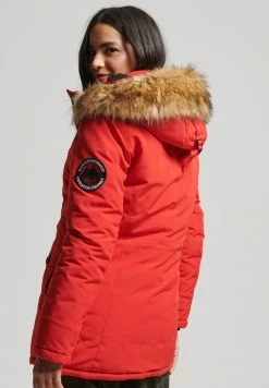 Superdry EVEREST - Parka - High Risk Red -Superdry Shop 8d2c142f21a945eab460ee9a727ba934