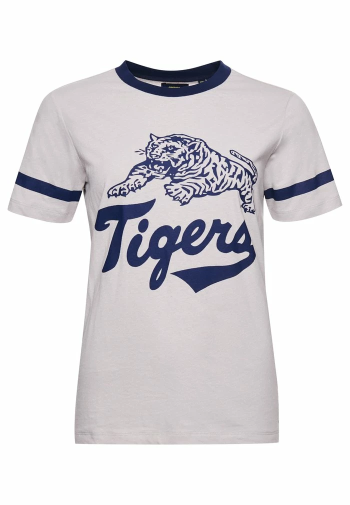 Superdry Print T-shirt - Grey Marl 4 Superdry Print T-shirt - Grey Marl - Image 4