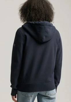 Superdry VINTAGE NARRATIVE - Zip-up Sweatshirt - Eclipse Navy