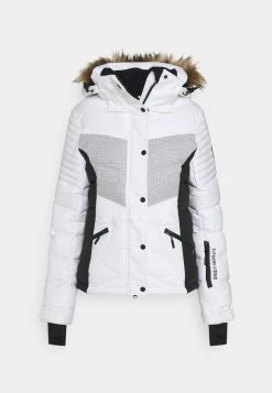 Superdry SNOW LUXE PUFFER - Ski Jacket - White 18 Superdry SNOW LUXE PUFFER - Ski Jacket - White -Superdry Shop 8dd38adb38ed400caa232c80261afc21