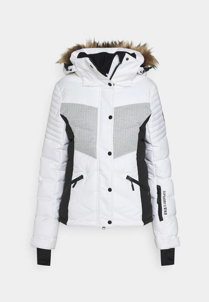 Superdry SNOW LUXE PUFFER - Ski Jacket - White 9 Superdry SNOW LUXE PUFFER - Ski Jacket - White - Image 9