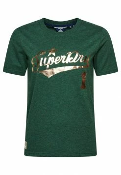Superdry VINTAGE SCRIPT STYLE COLLEGE - Print T-shirt - Heritage Pine Green Marl 5 Superdry VINTAGE SCRIPT STYLE COLLEGE - Print T-shirt - Heritage Pine Green Marl -Superdry Shop 8e626651bdb64f05a43a18b1846c60f3