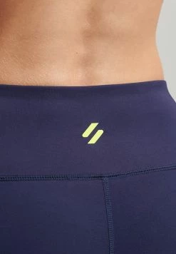 Superdry TRAINING GRAPHIC - Leggings - Trousers - Rich Navy Grey Marl -Superdry Shop 8e7b2b166586453db7beb2a6d02cbf7d