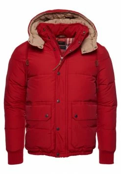 Superdry MOUNTAIN PUFFER - Winter Jacket - Hike Red