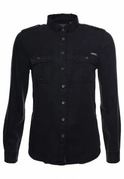 Superdry Button-down Blouse - Bison Black/deep Ruby -Superdry Shop 8eda51e78ecf4830919ad2d8fee40804