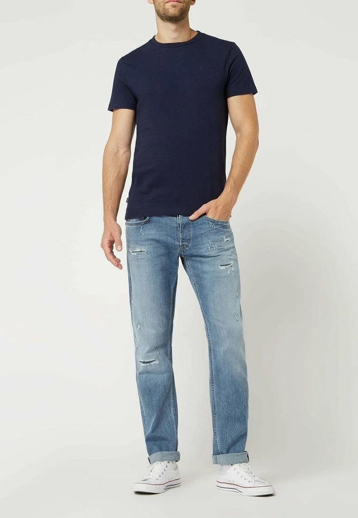 Superdry Basic T-shirt - Marineblau 2 Superdry Basic T-shirt - Marineblau - Image 2