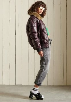 Superdry Winter Jacket - Aubergine