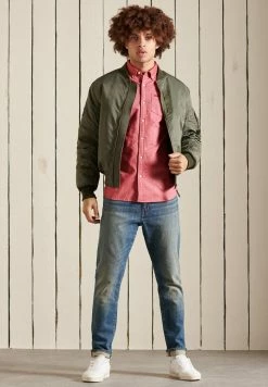 Superdry VINTAGE OXFORD - Shirt - Deep Red