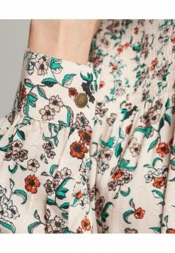 Superdry SMOCKED - Long Sleeved Top - Pink Floral -Superdry Shop 8f3b6af1ca8a453bab8d31856dd5c0c2