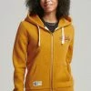 Superdry VINTAGE SCRIPT STYLE COLL - Zip-up Sweatshirt - Thrift Gold Mark
